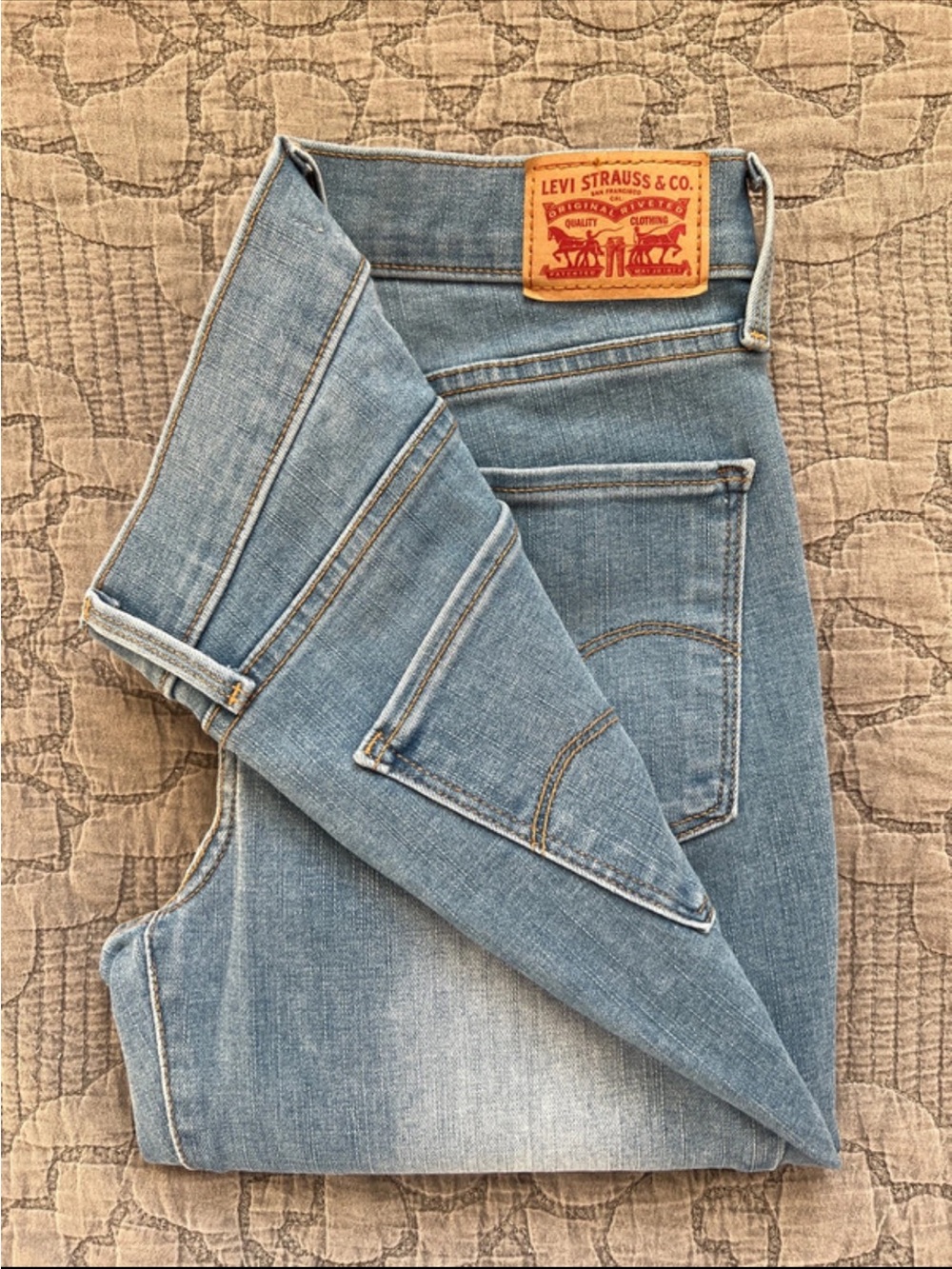 Levi's Women's Light Blue Straight Leg Jeans